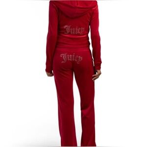 Juicy Couture Tracksuit Set (Color Coco Red) OPEN TO OFFERS ($199 retail)